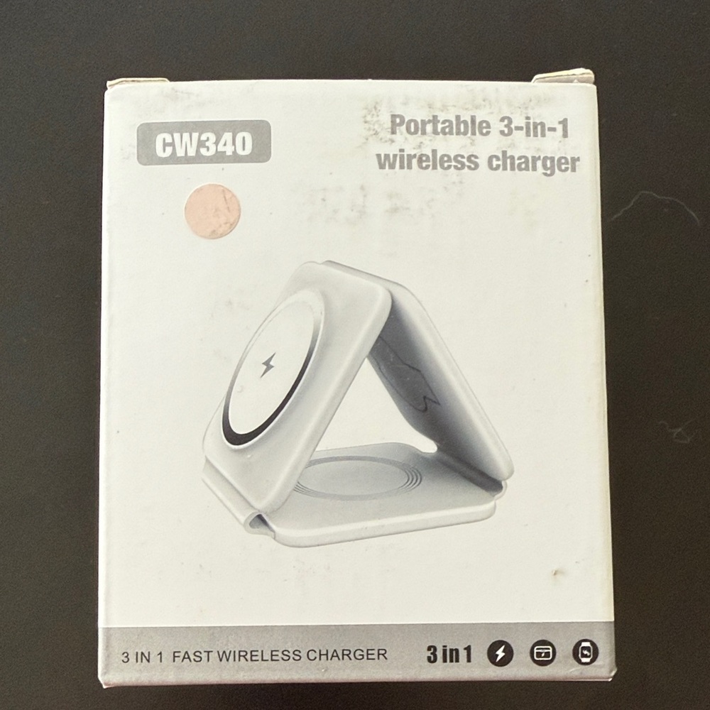 Portable 3-in-1 Wireless Charger